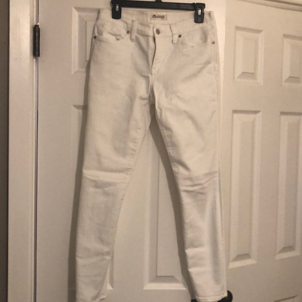 Madewell White Skinny Skinny Jeans